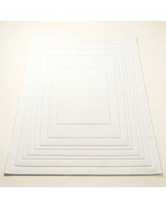 Shore Bridge Rectangular Outdoor Rug - White (synthetic illustration; no displayed measurements)
