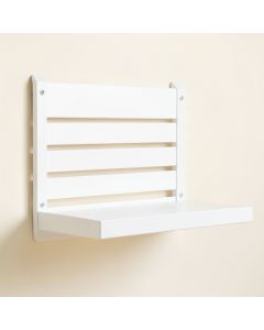 Alder Crossing Wall-Mounted Entryway Organizer Shelf - White (synthetic illustration; no displayed measurements)