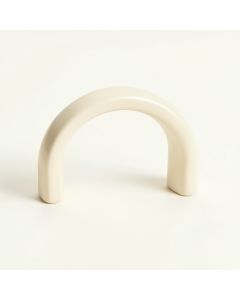 Hazel Crest Cabinet Handle Without Packaging - Ivory (synthetic illustration; no displayed measurements)