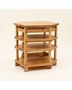 6-Layer Portable Bamboo Splint Multi-Function 15 Pair Shoe Rack (synthetic illustration; no displayed measurements)