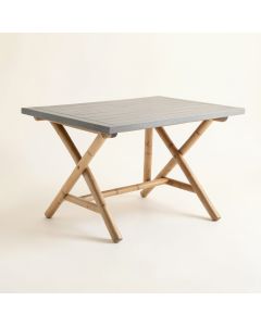 Lake Bluff Patio Table - Gray (synthetic illustration; no displayed measurements)