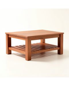 Clay Bridge Coffee Table - Terracotta (synthetic illustration; no displayed measurements)