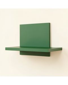 Reed Bridge Wall-Mounted Shelf - Green (synthetic illustration; no displayed measurements)
