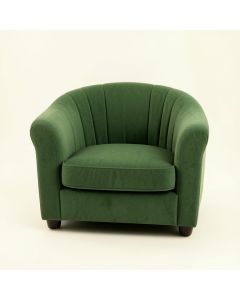 Summit Edge Upholstered Armchair - Green (synthetic illustration; no displayed measurements)
