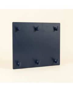 Fern Bend Empty Wall-Mounted Tool Organizer Panel - Navy (synthetic illustration; no displayed measurements)
