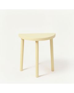 Cliff Bend Compact Balcony Table - Ivory (synthetic illustration; no displayed measurements)