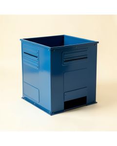 Bay Bridge Closed Garden Compost Bin - Blue (synthetic illustration; no displayed measurements)