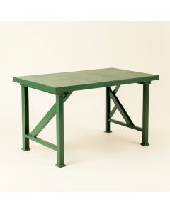 Birch Brook Empty Workshop Workbench - Green (synthetic illustration; no displayed measurements)