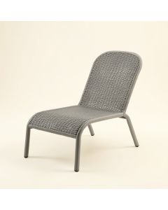 Juniper Bridge Outdoor Lounge Chair - Gray (synthetic illustration; no displayed measurements)