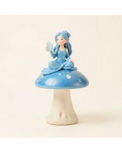 Brownington Fairy On Mushroom (synthetic illustration; no displayed measurements)