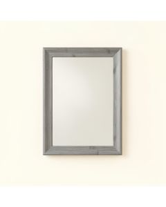 Elm Crest Framed Wall Mirror - Gray (synthetic illustration; no displayed measurements)