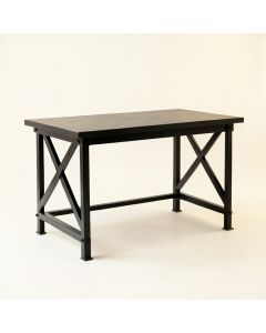 Heath Bend Empty Workshop Workbench - Black (synthetic illustration; no displayed measurements)