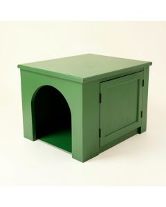 Lake Bridge Empty Furniture-Style Litter Enclosure - Green (synthetic illustration; no displayed measurements)