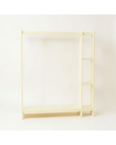 Moss Arc Empty Garment Rack - Cream (synthetic illustration; no displayed measurements)