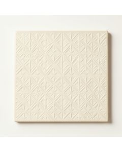 Lake Branch Uninstalled Square Decorative Tile - Cream (synthetic illustration; no displayed measurements)