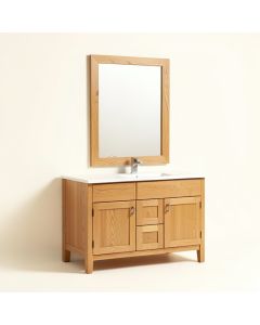 Cathey 36 '' Single Bathroom Vanity Set With Mirror (synthetic illustration; no displayed measurements)