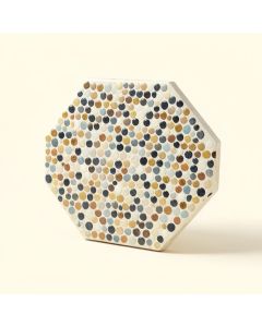 2 '' X 2 '' Porcelain Octagon And Dot Mosaic Wall & Floor Tile (synthetic illustration; no displayed measurements)