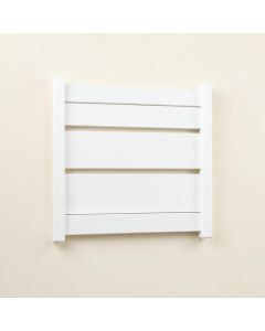 Hill Brook Empty Wall-Mounted Tool Organizer Panel - White (synthetic illustration; no displayed measurements)