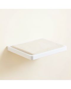 Spruce Dale Wall-Mounted Cat Perch - White (synthetic illustration; no displayed measurements)