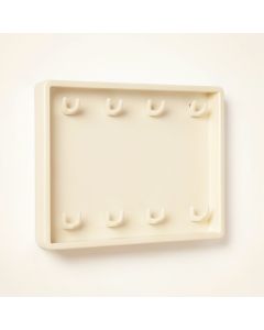 Field Bend Empty Wall-Mounted Tool Organizer Panel - Ivory (synthetic illustration; no displayed measurements)