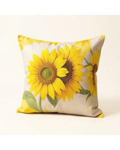 Canchola Sunflower Linen Lumbar Pillow (synthetic illustration; no displayed measurements)