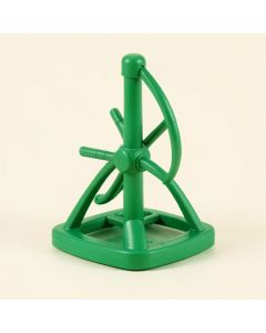 Plastic Ship Wheel Swing Set Toy (synthetic illustration; no displayed measurements)