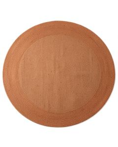 Willow Arc Round Area Rug - Terracotta (synthetic illustration; no displayed measurements)