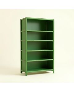 Rowan Brook Freestanding Bookcase - Green (synthetic illustration; no displayed measurements)