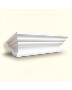 Gaige 11 7/8 '' H X 96 '' W X 9 1/2 '' D Crown Molding (synthetic illustration; no displayed measurements)
