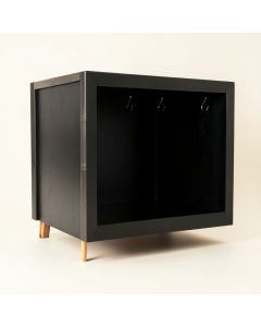 Harbor Bridge Empty Mug-Storage Cabinet Insert - Black (synthetic illustration; no displayed measurements)