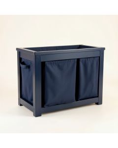 Bay Brook Laundry Sorting Station With Plain Removable Bags - Navy (synthetic illustration; no displayed measurements)