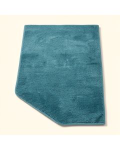 Moten Medallion Textured Weave Indoor/Outdoor Teal Blue Area Rug (synthetic illustration; no displayed measurements)