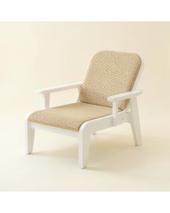 Cove Branch Outdoor Lounge Chair - White (synthetic illustration; no displayed measurements)