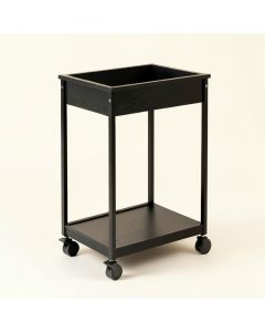Cliff Crest Empty Rolling Workshop Cart - Black (synthetic illustration; no displayed measurements)