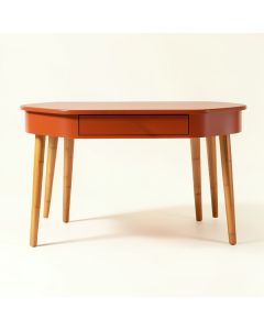 Rowan Edge Writing Desk - Terracotta (synthetic illustration; no displayed measurements)