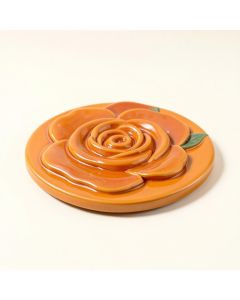 3Drose Ceramic Tile Coasters - Flower Girl Mexican Art Colorful - Set Of 4 ( Cst_21129_3 ) (synthetic illustration; no displayed measurements)