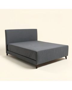 Softly Upholstered Storage Platform Bed (synthetic illustration; no displayed measurements)