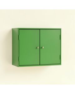 Aspen Arc Wall-Mounted Entry Cabinet (synthetic illustration; no displayed measurements)