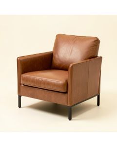 Mobley 27.16 '' W Faux Leather Armchair (synthetic illustration; no displayed measurements)