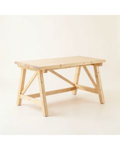 Oak Brook Empty Workshop Workbench - Ivory (synthetic illustration; no displayed measurements)