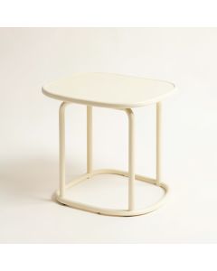 Wren Dale Compact Balcony Table - Ivory (synthetic illustration; no displayed measurements)