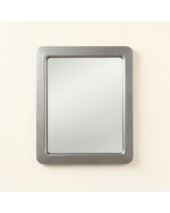 Dune Bend Framed Wall Mirror - Gray (synthetic illustration; no displayed measurements)