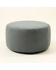 Round Pouf Ottoman (synthetic illustration; no displayed measurements)