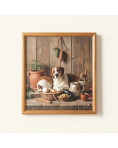 Growing Old - 3 Piece Wrapped Canvas Print (synthetic illustration; no displayed measurements)