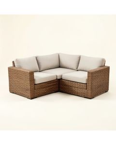 Nauvoo Patio Sectional With Cushions (synthetic illustration; no displayed measurements)