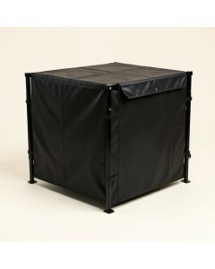12 Ft. Heavy Duty Log Rack With Cover (synthetic illustration; no displayed measurements)