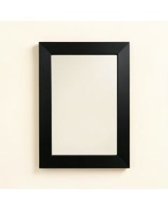 River Canyon Framed Wall Mirror - Black (synthetic illustration; no displayed measurements)