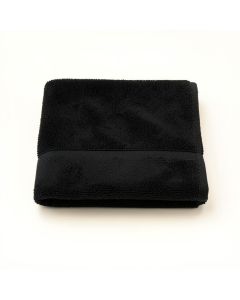 Maple Crossing Bath Towel - Black (synthetic illustration; no displayed measurements)