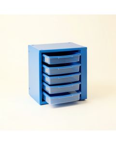 Fern Edge Small-Parts Storage Drawer Cabinet - Blue (synthetic illustration; no displayed measurements)