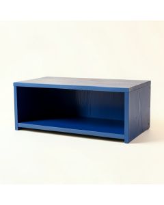 Oak Dell Shoe Storage Bench - Blue (synthetic illustration; no displayed measurements)